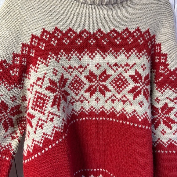 Vintage 90s Arizona Fair Isle Knit Sweater Pullover Adult Large 100% Acrylic USA - Picture 3 of 6